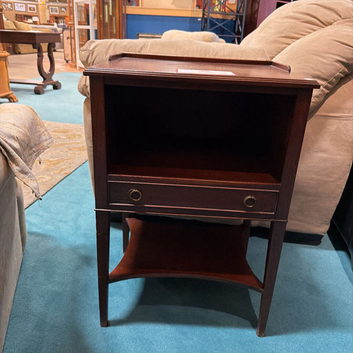 1-Drawer 2-Tier Cubby End Table(KL)