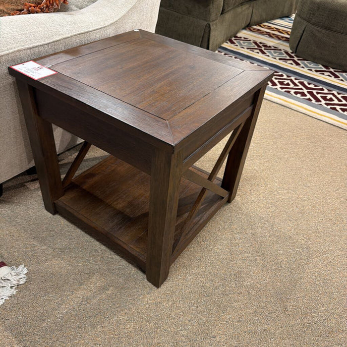 DW 2-Tier Rustic End Table(BHA)