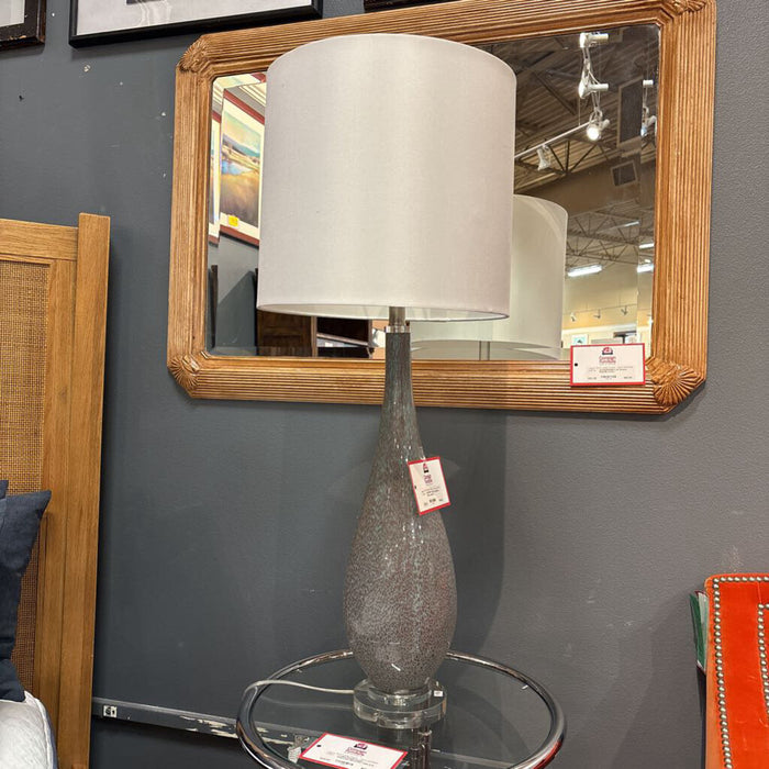Thin Grey Bulbous Table Lamp(AT)