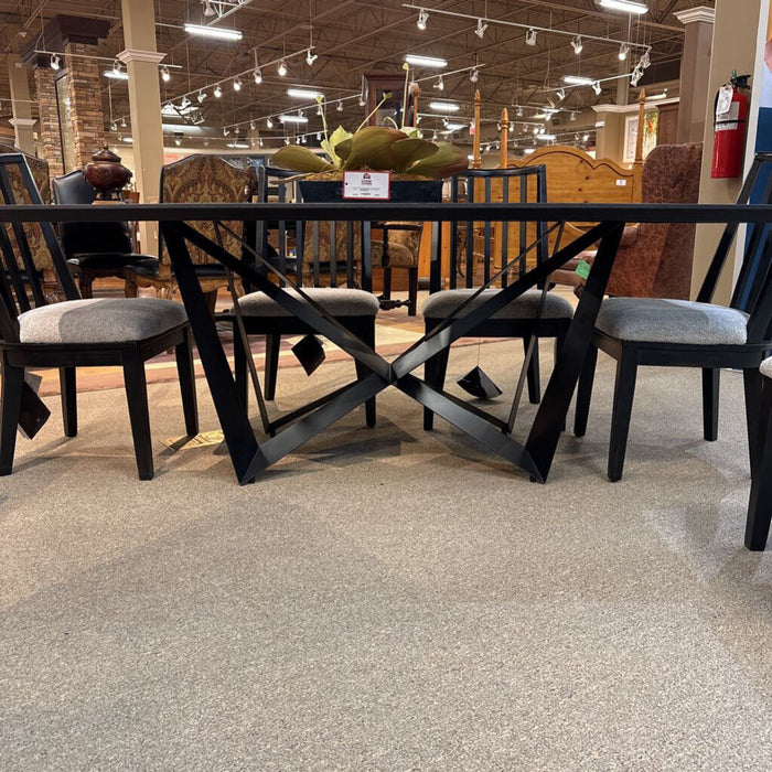 Black Modern DR Table(MKH)