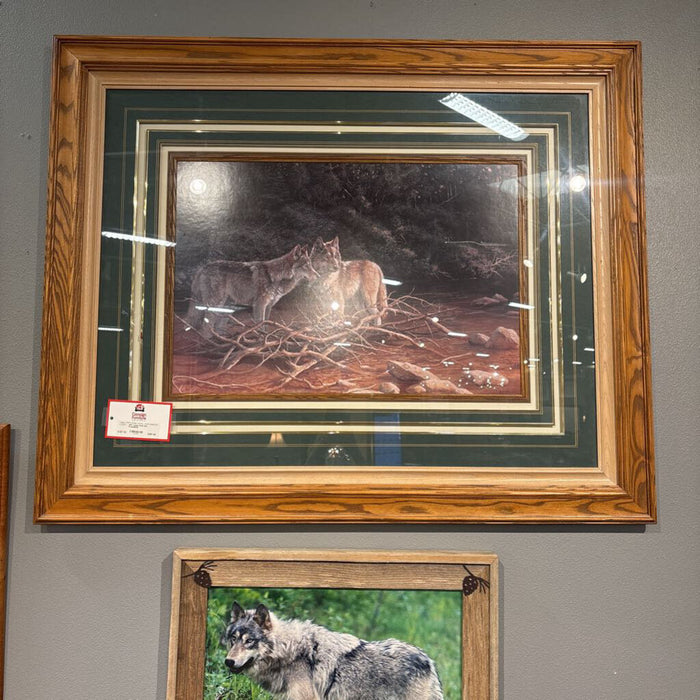 Large Wolf Oak Frame(BAI)