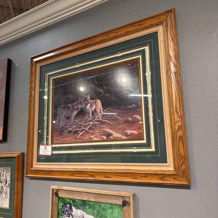 Large Wolf Oak Frame(BAI)