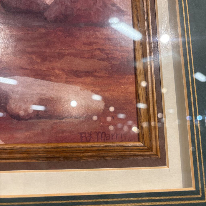 Large Wolf Oak Frame(BAI)
