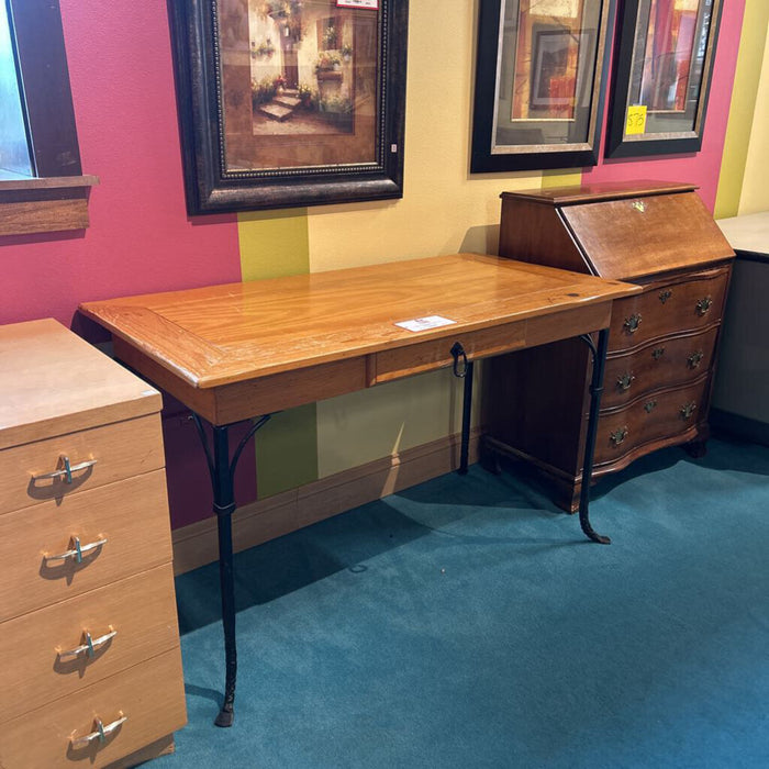 Pine 1-Drawer Desk(BHA)
