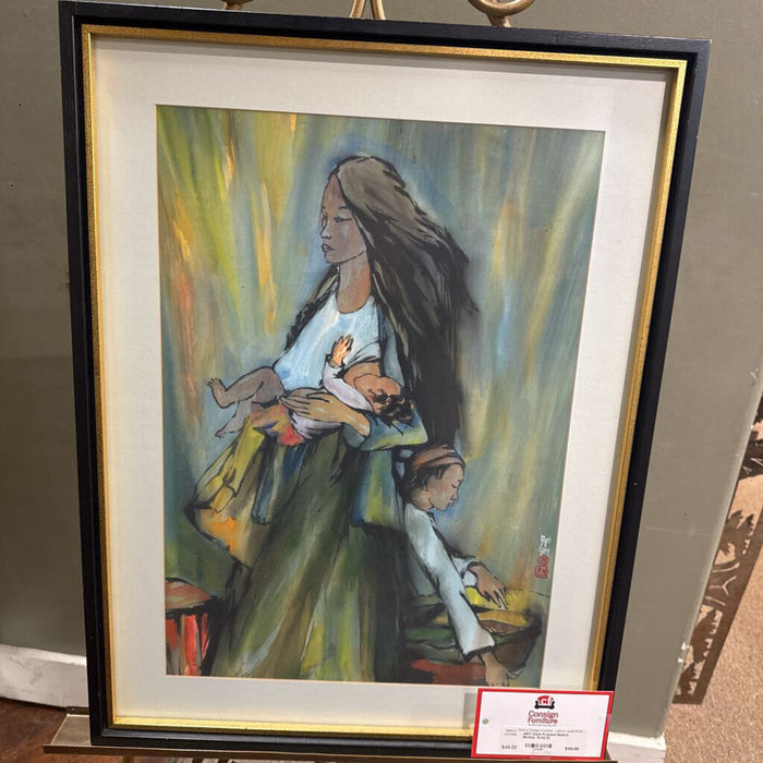 Dark Framed Native Mother Art(LS)