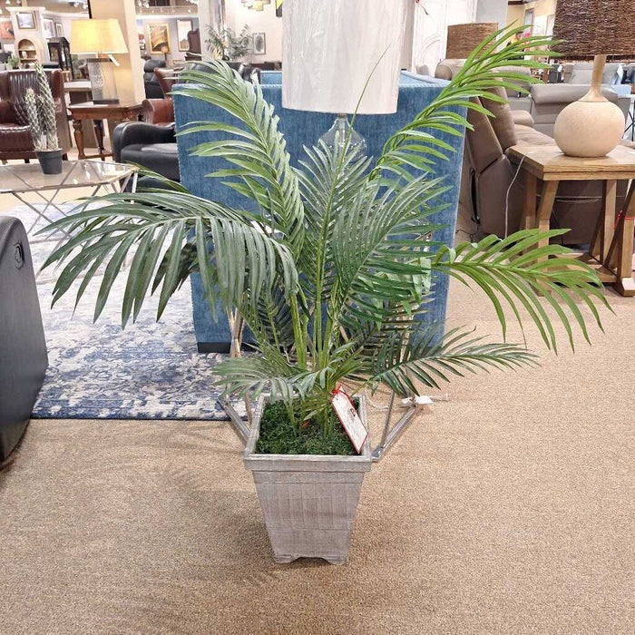 Faux Grey Potted Plant(AT)