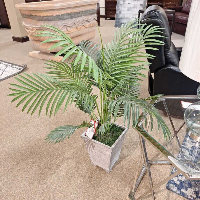 Faux Grey Potted Plant(AT)