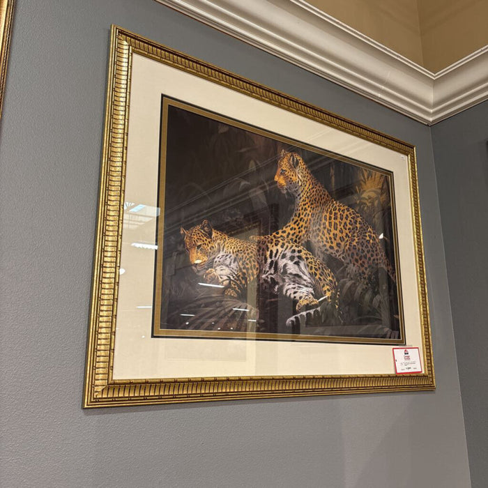 Cheetah's Ornate Framed Art(SK)