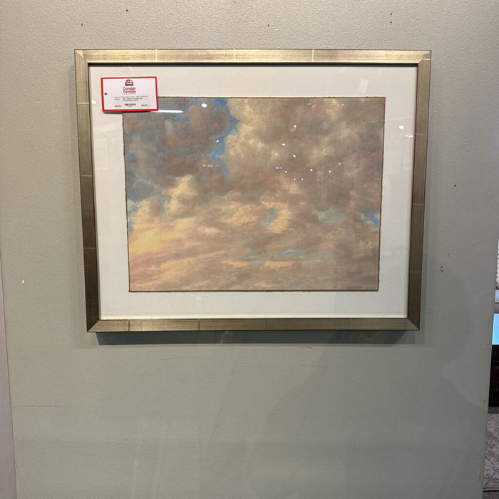 Abstract Watercolor Framed Sky Art(AT)
