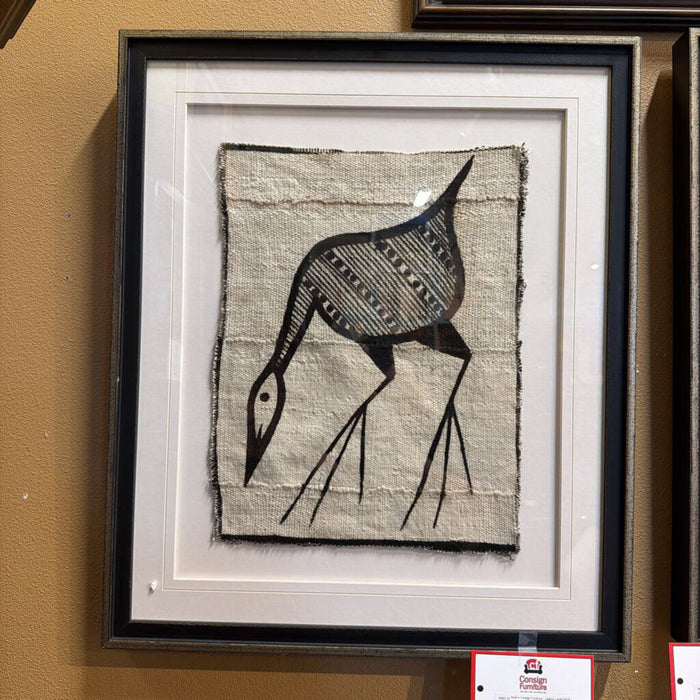 Black/White Woven Framed Art(AT)