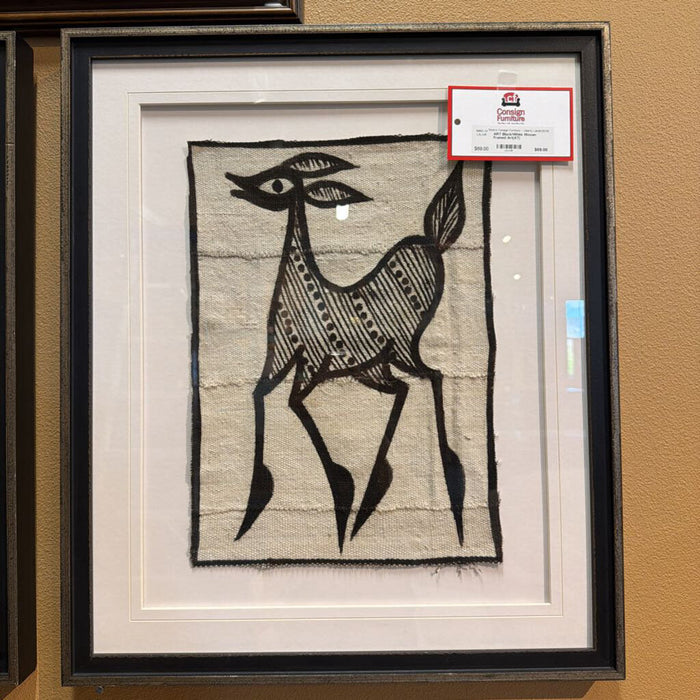 Black/White Woven Framed Art(AT)
