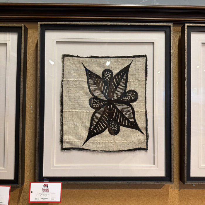 Black/White Woven Framed Art(AT)