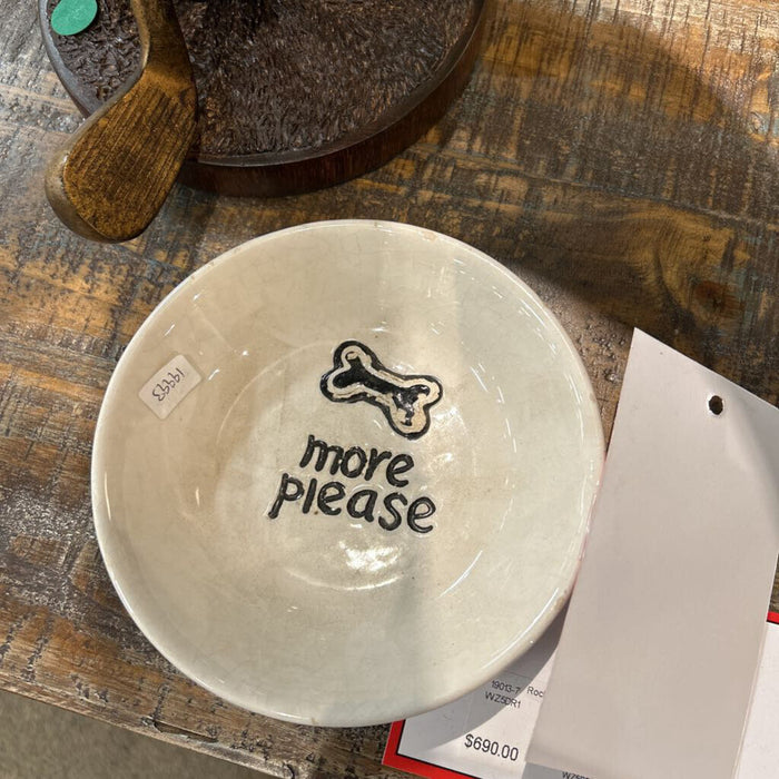 "More Please" Dog Bowl(M)