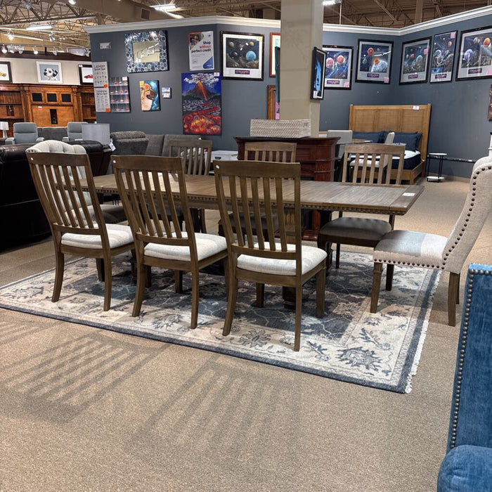 DW Dining Table+8 Chairs (BKHH)