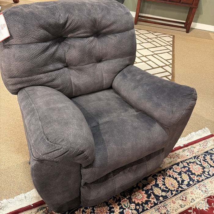 Blue Fabric Manual Recliner (ALK)