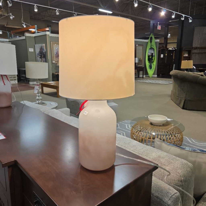 Pink/White Table Lamp(LS)