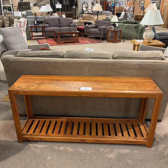 Oak 2-Tier Sofa Table(TI)