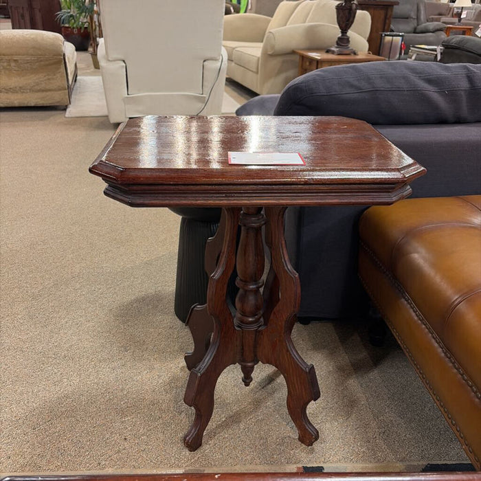 DW Antique Pedestal End Table(AT)