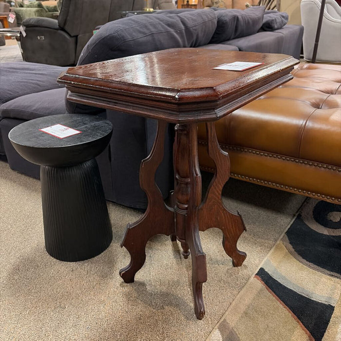 DW Antique Pedestal End Table(AT)