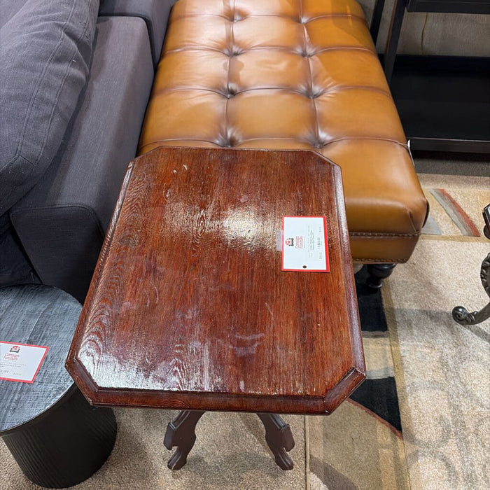 DW Antique Pedestal End Table(AT)