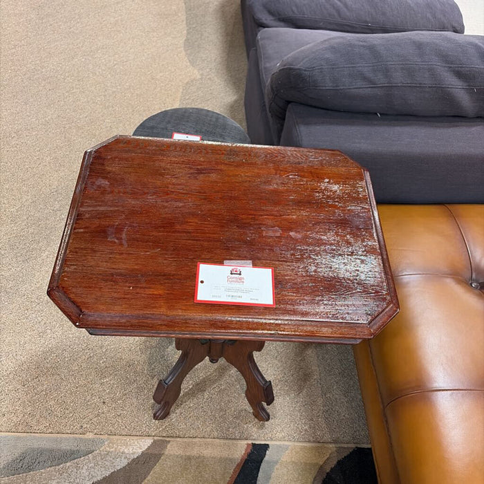 DW Antique Pedestal End Table(AT)