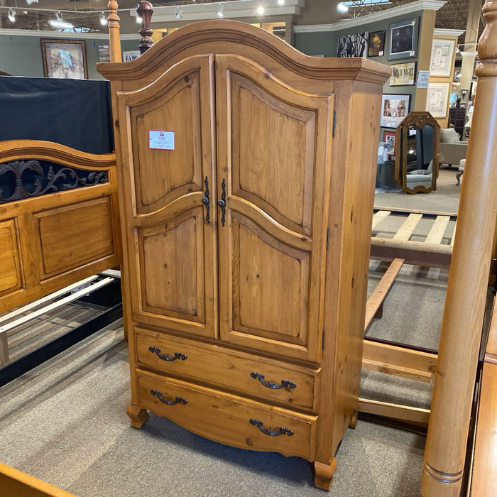 2-Door 2-Drawer LW/Metal Armoire(BTK)