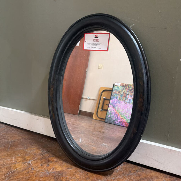 Black Oval Frame Mirror (BA)
