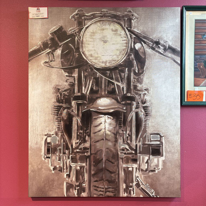 Black/White Motorcycle Art (BAH)