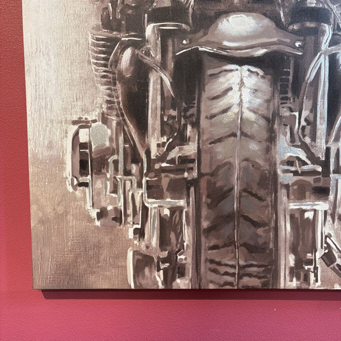 Black/White Motorcycle Art (BAH)