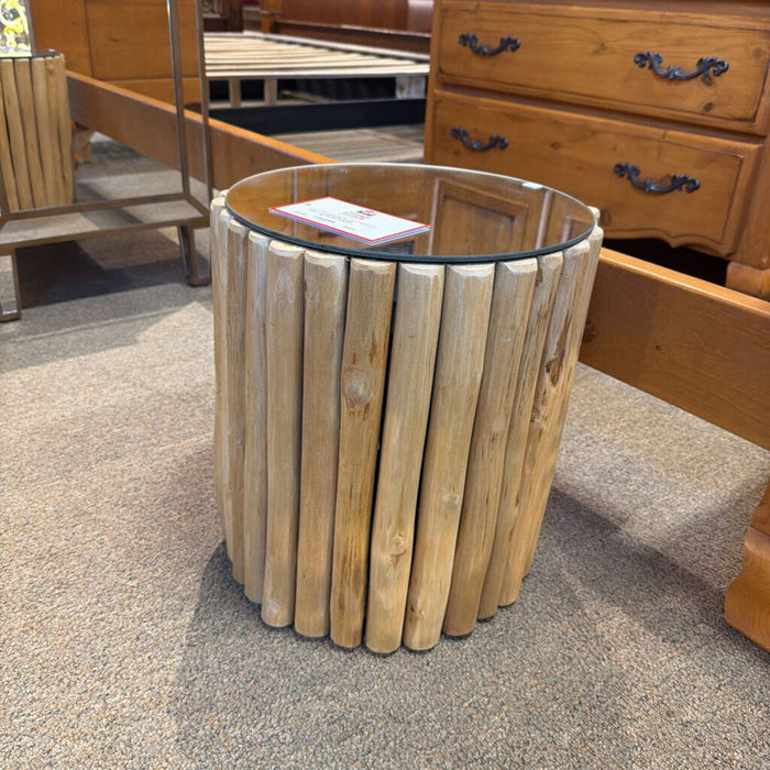 Outdoor Mirrored End Table(AT)