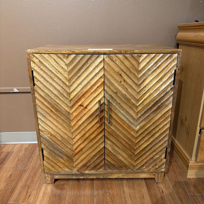 Unfinished 2-Tier Wood Sofa Table(TI)