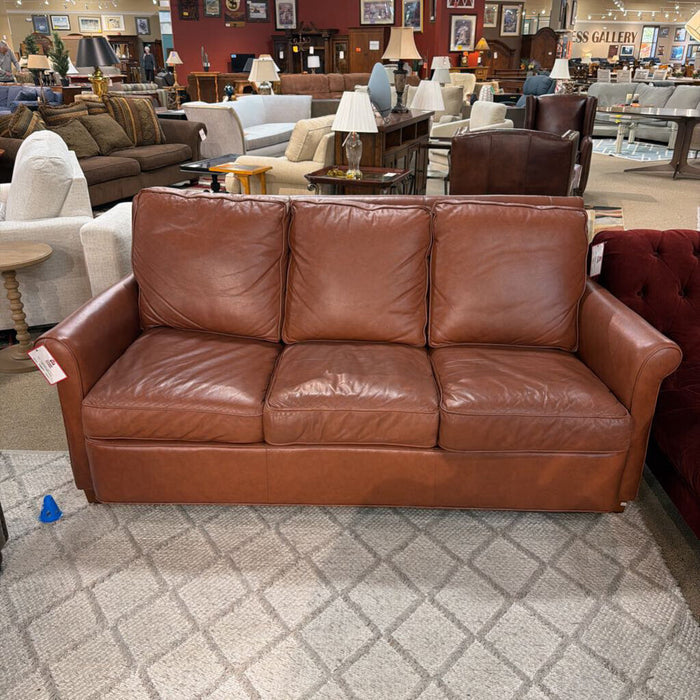 Leather Tan/Brown Lexington Sofa(LSH)