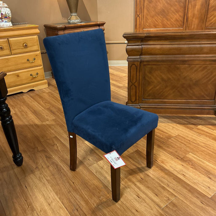 S/4 Dark Blue NH DR Fabric Chairs(BHA)