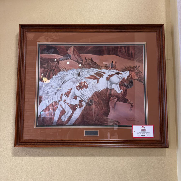Judy Larson "Four Wolves" Art(SLH)