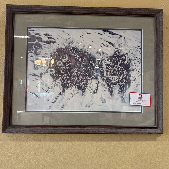 Judy Larson White Horses Art(SLH)