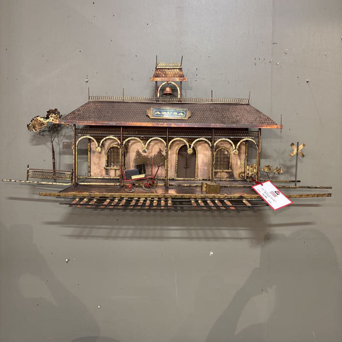 Asuza Train Station Metal Wall Decor(BAH)