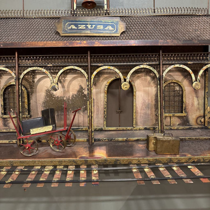 Asuza Train Station Metal Wall Decor(BAH)