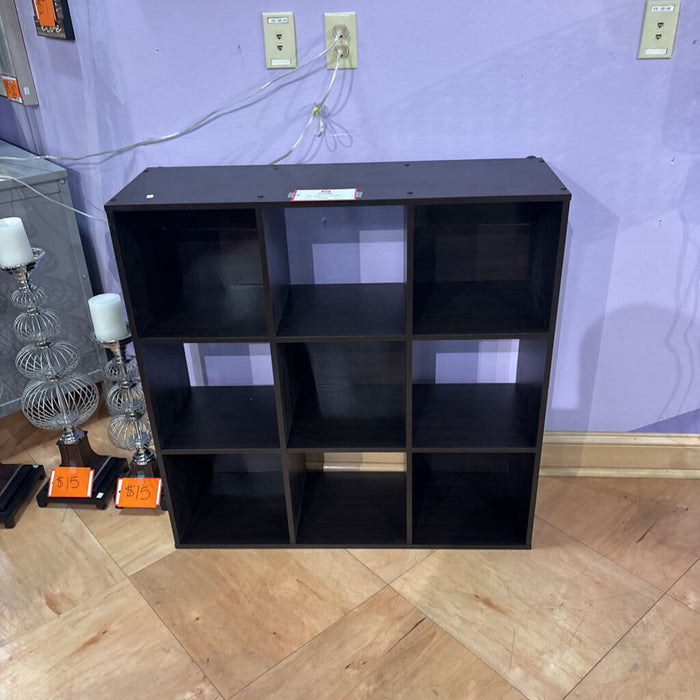 Black Cubby Shelving Unit(KL)