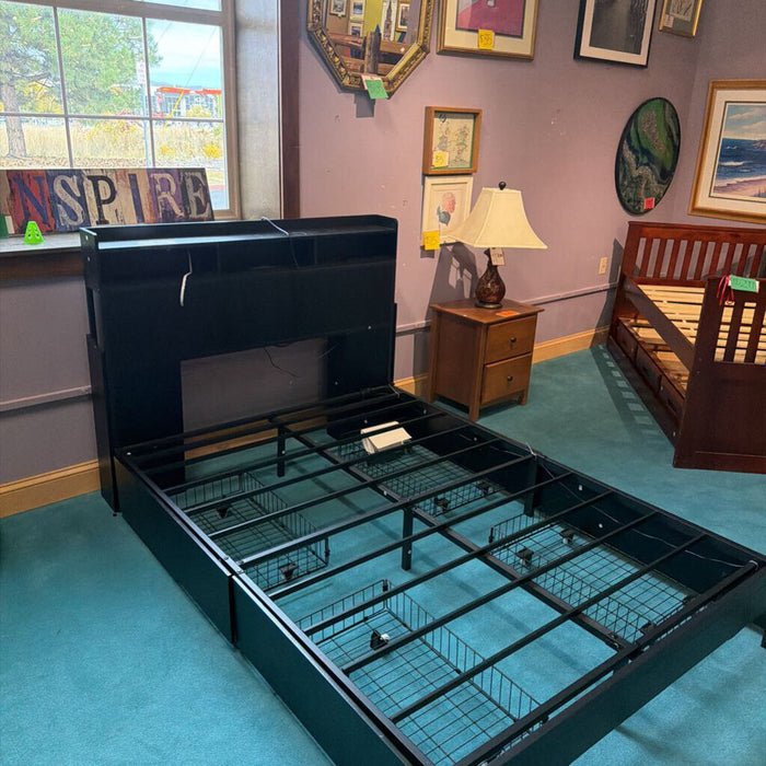 Black Storage Bedframe(BAH)