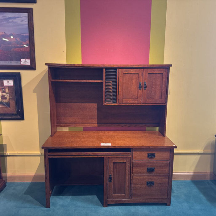 2PC Rustic Wood Desk(LLK)