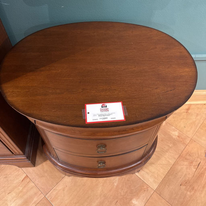 DW Rounded 2-Drawer Nightstand(TI)