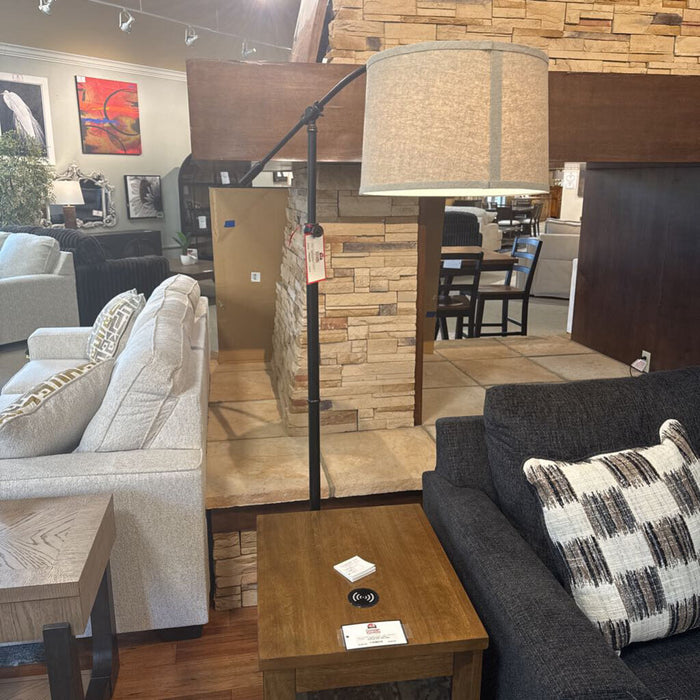 Floor Lamp w/ Beige Shade (TI)