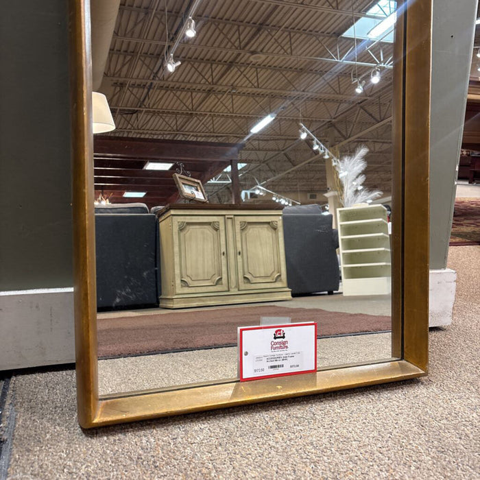 Gold Frame Arched Mirror (BHA)