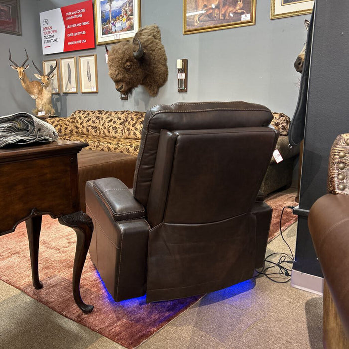 Brown Two-Tone Powered Recliner(ALK)