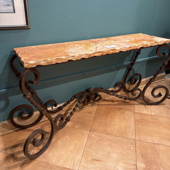 Pink Stonetop Entry/Sofa Table(MKH)
