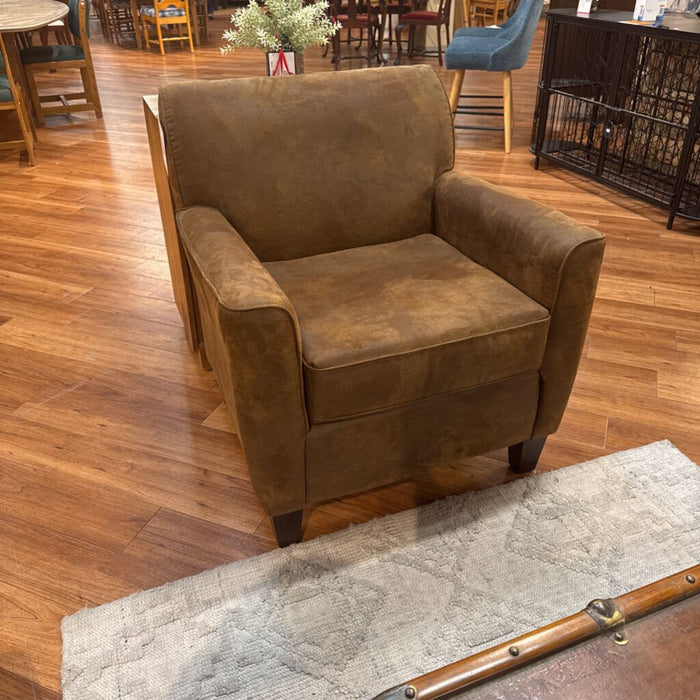Brown Fabric Accent Chair(BII)