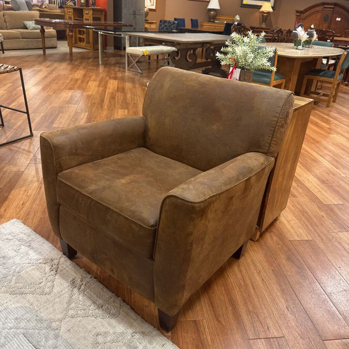 Brown Fabric Accent Chair(BII)