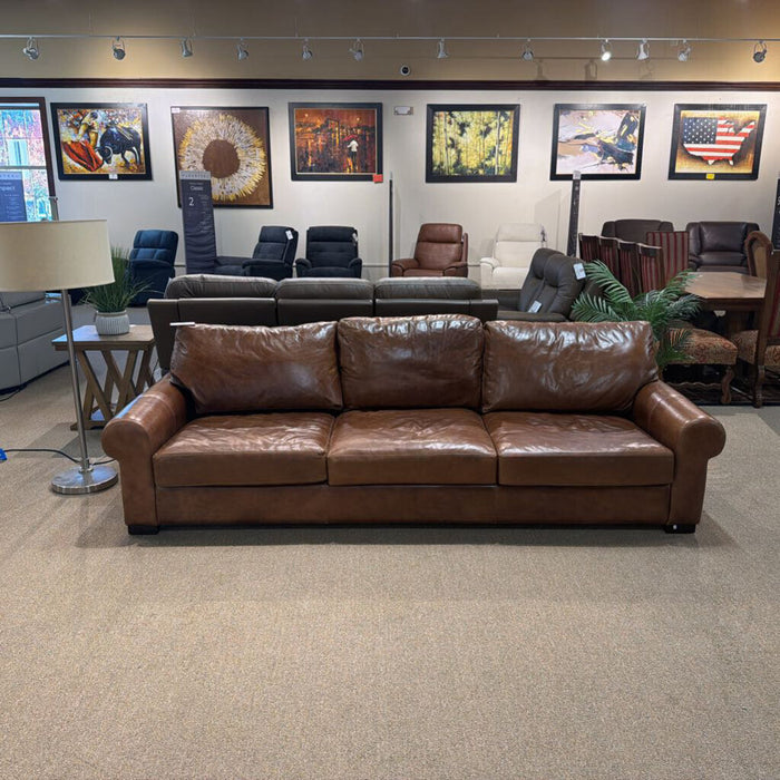Pottery Barn Leather Sofa(ASHH)