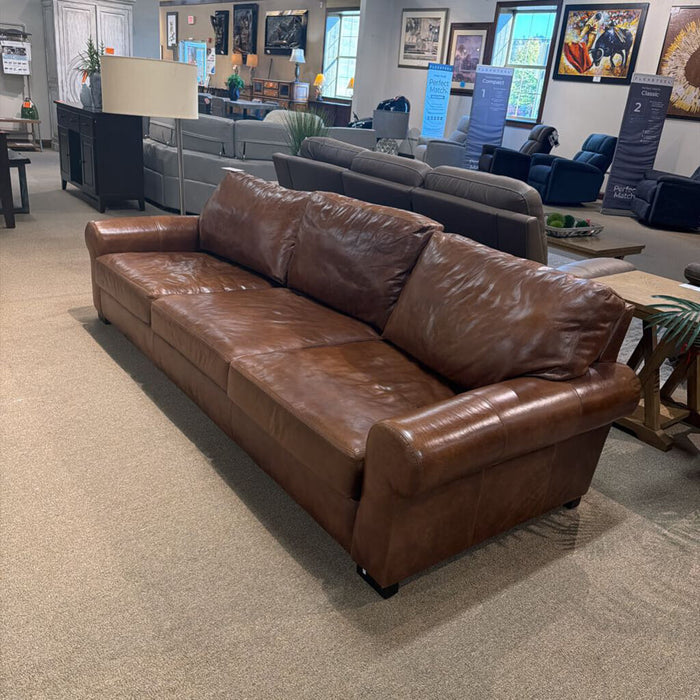 Pottery Barn Leather Sofa(ASHH)