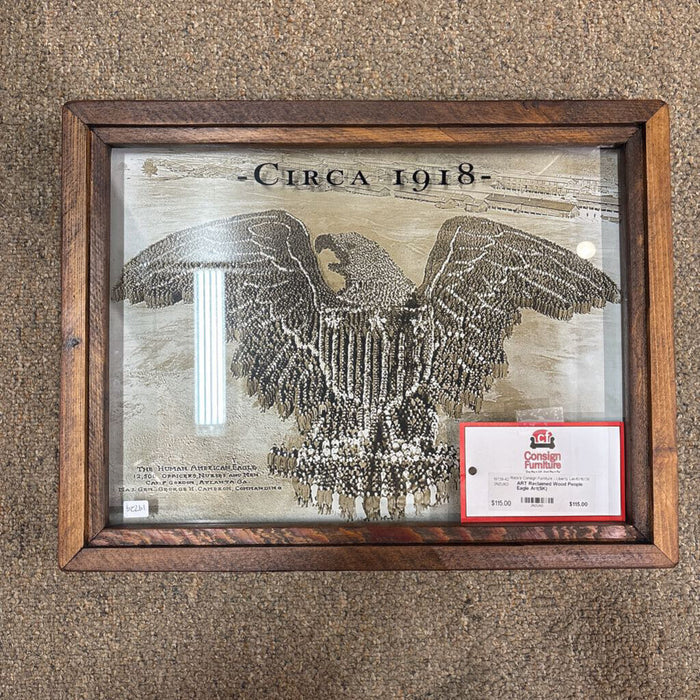 Reclaimed Wood People Eagle Art(SK)
